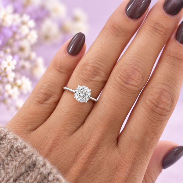 Single Stone Lab Diamond Ring