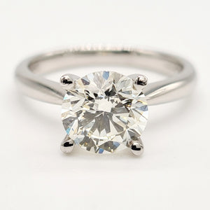 Platinum Brilliant Cut Diamond Solitaire Ring (2.00ct)