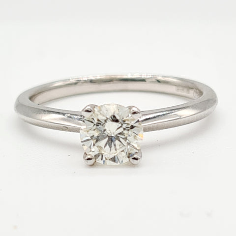 18ct White Gold Brilliant Cut Diamond Ring (0.73ct)