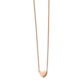 9ct Rose Gold Heart Necklace