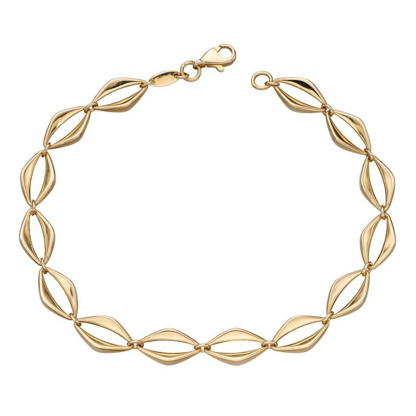 Open Eye Link 9ct Gold Bracelet