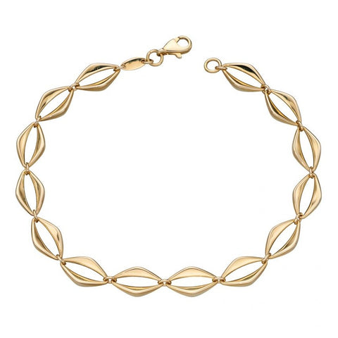 Open Eye Link 9ct Gold Bracelet