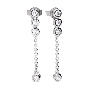 Silver Drop Earrings