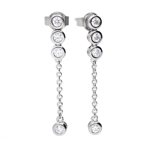 Silver Drop Earrings