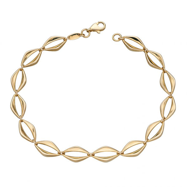 9ct Yellow Gold Open Link Necklace