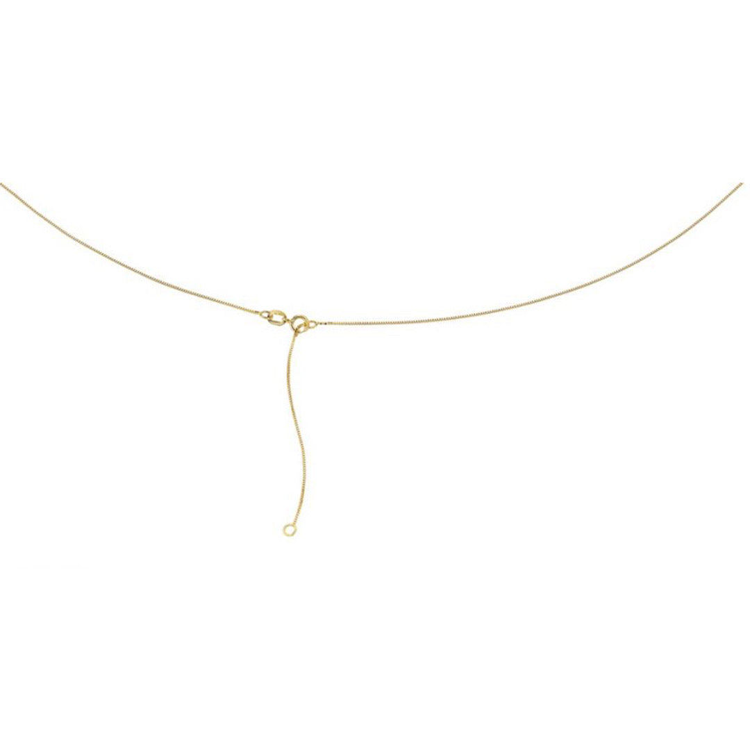 9ct Yellow Gold Venetian Box Chain 16-18''