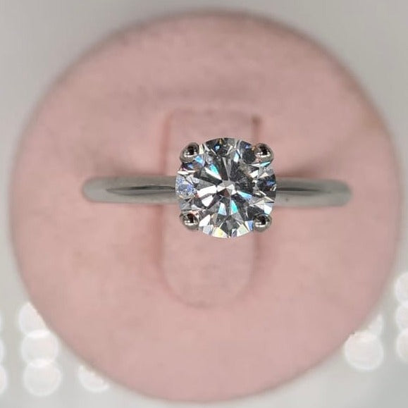 Solitaire Brilliant Cut Diamond Ring - GIA Certificated
