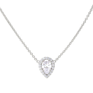 Silver Teardrop Necklace