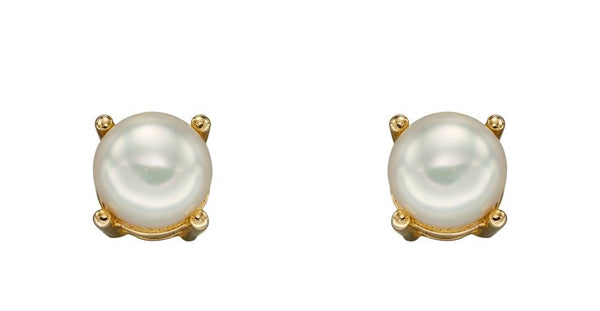 9ct Yellow Gold Birthstone Earrings