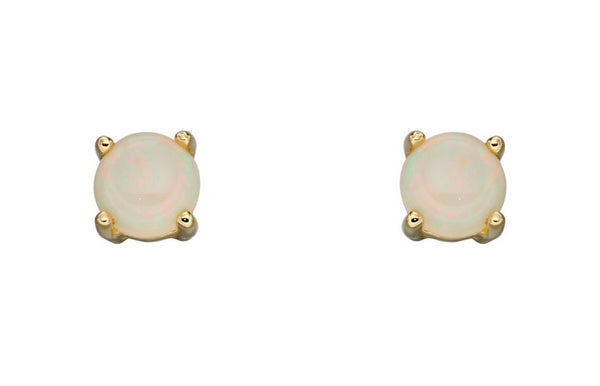 9ct Yellow Gold Birthstone Earrings